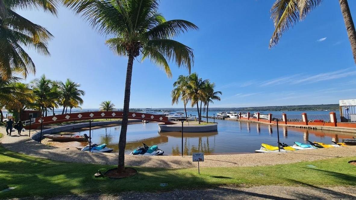 Luxuoso Flat Lake Side Com Vista Para O Lago Brasilia Esterno foto